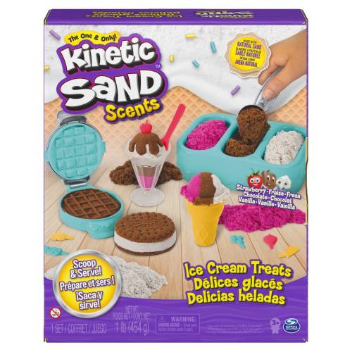 Set de creatie Kinetic Sand - Ice Cream Treats