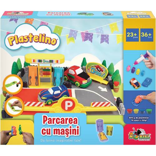 Set de joaca Plastelino - Parcarea cu masini
