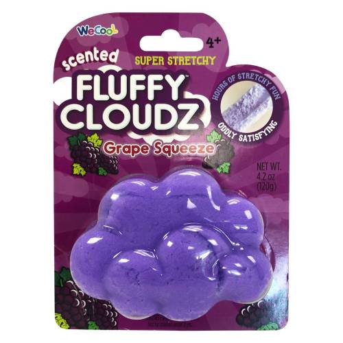 Slime parfumat cu surpriza Compound Kings - Fluffy Cloudz - Grape Squeeze - 120 g