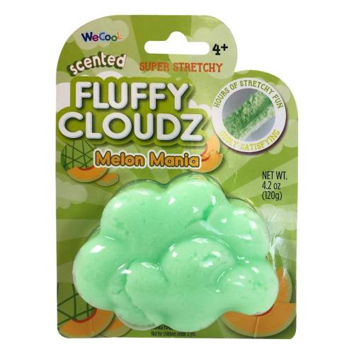 Slime parfumat cu surpriza Compound Kings - Fluffy Cloudz - Melon - 120 g