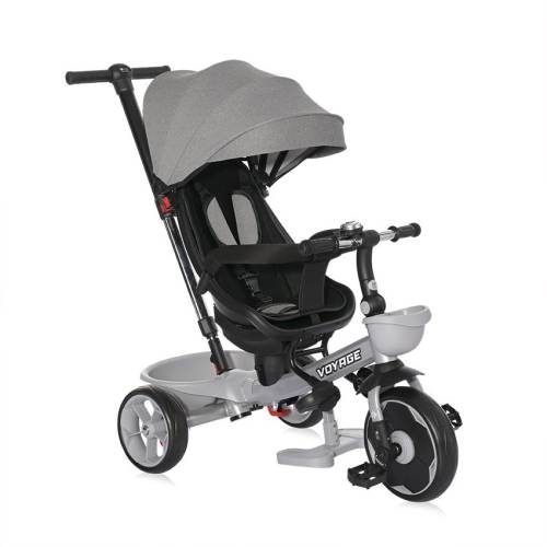 Tricicleta pentru copii - voyage - cu sezut reversibil - 1-5 ani - grey