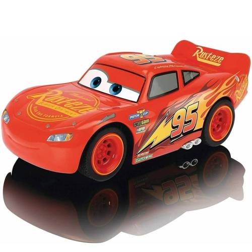 Dickie Toys - Masinuta cu telecomanda Turbo Racer Lightning McQueen - Disney Cars 3